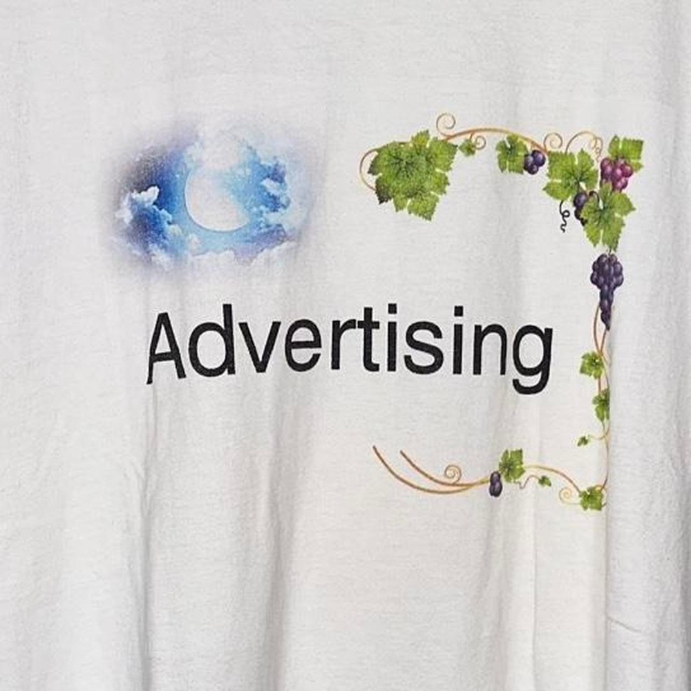 Adverting tee shirt